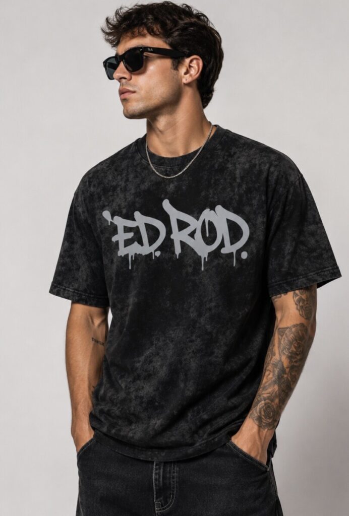 Ed Rod – Urban Drip Acid Wash T-Shirt