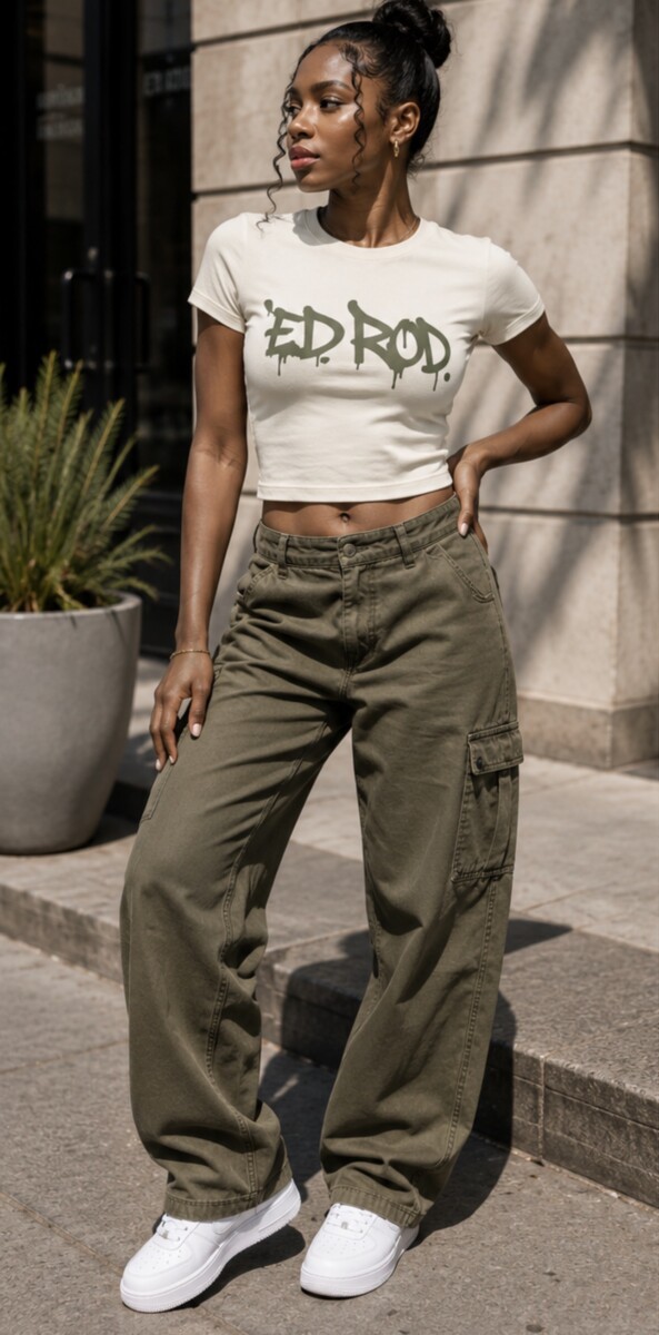 Ed.Rod The Olive Drip Essential Tee - Image 4