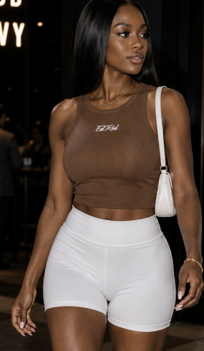 Ed Rod Signature Ribbed Tank – Mocha Brown - Image 5
