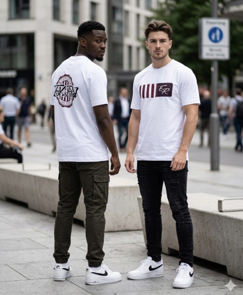 Ed Rod Left End Right – Legacy Crest T-Shirt (White/Burgundy)
