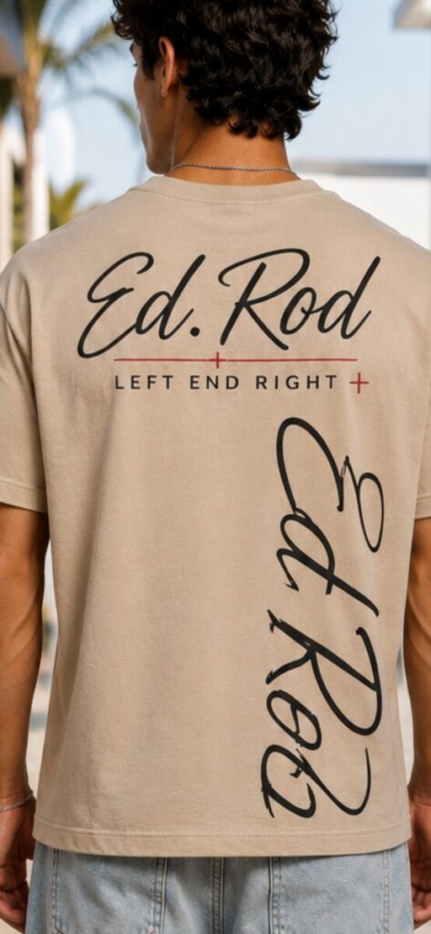Ed Rod Crimson Signature T-shirt