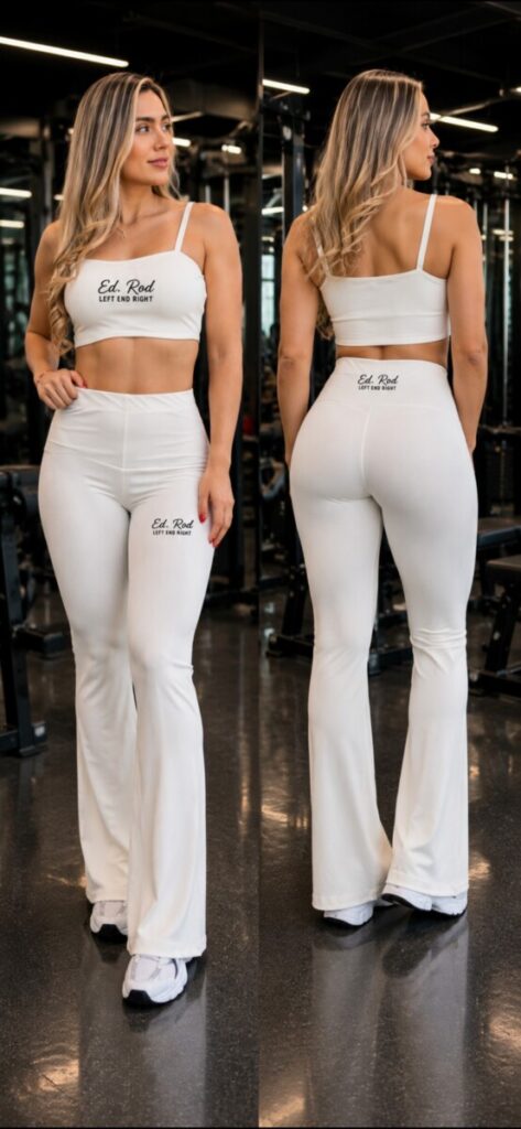 Ed Rod Left End Right Flare Performance Leggings